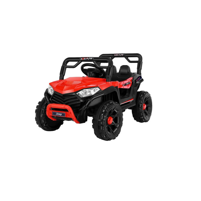 Masinuta Electrica pe 4 Roti, Tip Jeep, 2 Usi,cu Acumulator, Sistem Anti-Rasturnare, Sistem de Lumini si Sunet, 2-8 Ani, 100 x 61 x 62 cm
