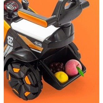 Masinuta Electrica Tip Excavator, Brat Electric cu Maneta de Control, Spatar si Bare Laterale, Sistem Muzica si Lumini, 1-8 Ani