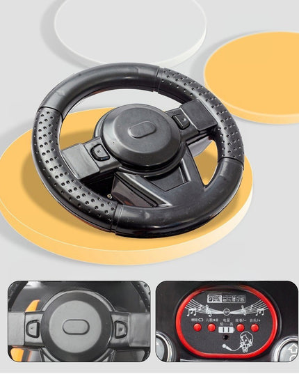 Masinuta Electrica Tip Excavator, Brat Electric cu Maneta de Control, Spatar si Bare Laterale, Sistem Muzica si Lumini, 1-8 Ani