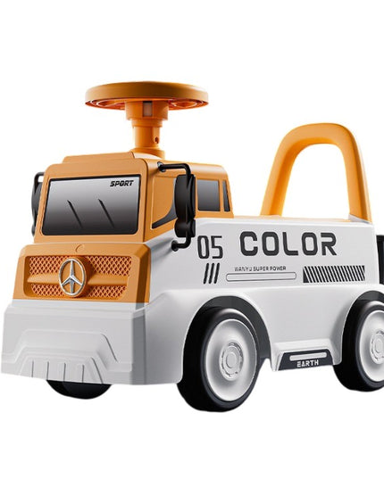 Mașinuță pentru copii, 3 ani, Model Camion, Sport, Claxon, Depozitare