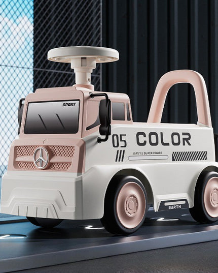 Mașinuță pentru copii, 3 ani, Model Camion, Sport, Claxon, Depozitare