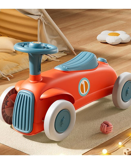 Masinuta Ride-On cu Sistem Anti-Rasturnare, Claxon pe Volan, 1-6 Ani