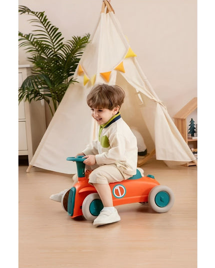 Masinuta Ride-On cu Sistem Anti-Rasturnare, Claxon pe Volan, 1-6 Ani