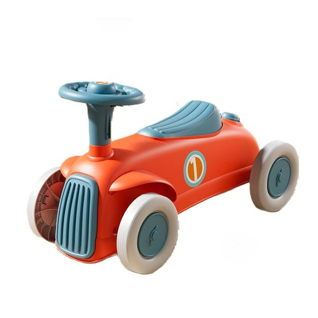 Masinuta Ride-On cu Sistem Anti-Rasturnare, Claxon pe Volan, 1-6 Ani