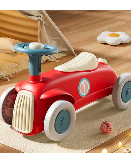 Masinuta Ride-On cu Sistem Anti-Rasturnare, Claxon pe Volan, 1-6 Ani