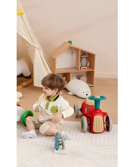 Masinuta Ride-On cu Sistem Anti-Rasturnare, Claxon pe Volan, 1-6 Ani