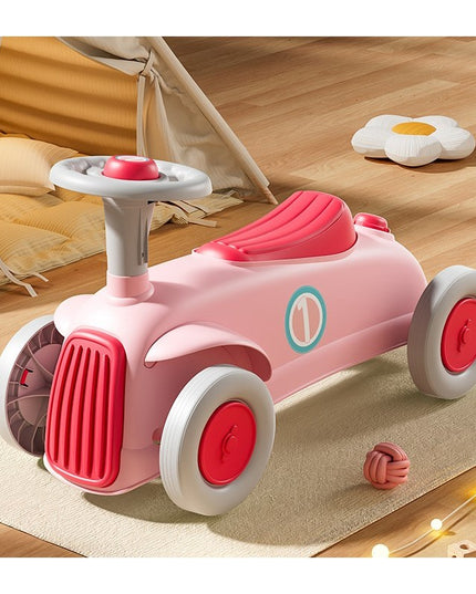Masinuta Ride-On cu Sistem Anti-Rasturnare, Claxon pe Volan, 1-6 Ani