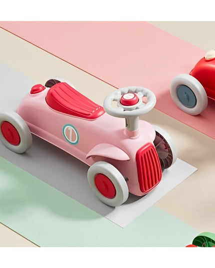 Masinuta Ride-On cu Sistem Anti-Rasturnare, Claxon pe Volan, 1-6 Ani