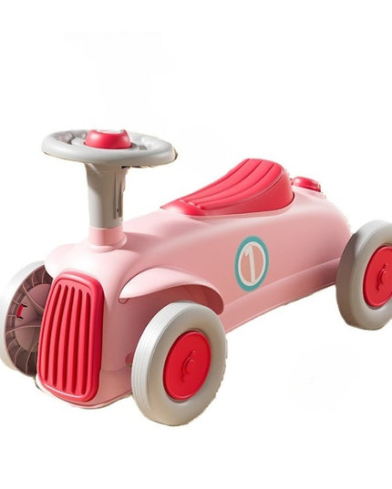Masinuta Ride-On cu Sistem Anti-Rasturnare, Claxon pe Volan, 1-6 Ani