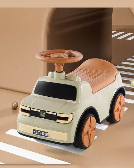 Masinuta Ride-On cu Sistem Anti-Rasturnare, Sistem de Lumini si Muzica, de Depozitare, 1-6 Ani