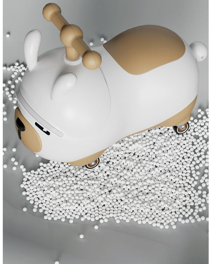 Masinuta Ride-On Sistem Anti-Rasturnare, Sistem de Lumini si Sunet, Bluetooth, 1-3 Ani, Model Catel