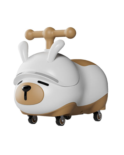 Masinuta Ride-On Sistem Anti-Rasturnare, Sistem de Lumini si Sunet, Bluetooth, 1-3 Ani, Model Catel