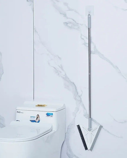 Matura Telescopica, cu Doua Capete - Perie/Racleta , Lungime , din Plastic/Otel/Silicon