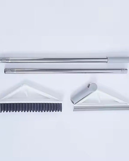 Matura Telescopica, cu Doua Capete - Perie/Racleta , Lungime , din Plastic/Otel/Silicon