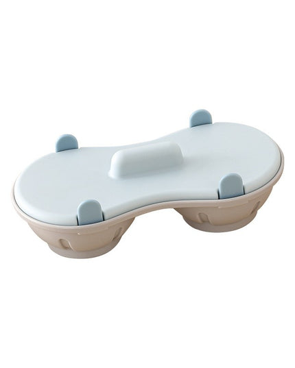 Recipient Dublu pentru Oua, din Plastic pentru Gatit la Microunde