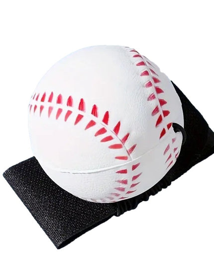 Minge Saltareata Hiperelastica, Model Minge de Baseball cu Fixare de Mana, Space Moon Ball foarte Elastica, Antistress pentru Copii, Diametru