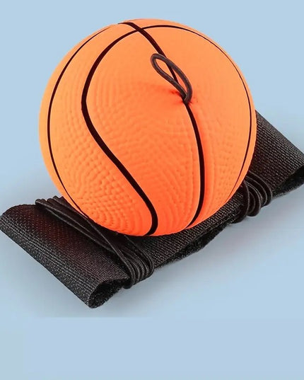 Minge Saltareata Hiperelastica, Model Minge de Basket cu Fixare de Mana, Space Moon Ball foarte Elastica, Antistress pentru Copii, Diametru 66 mm