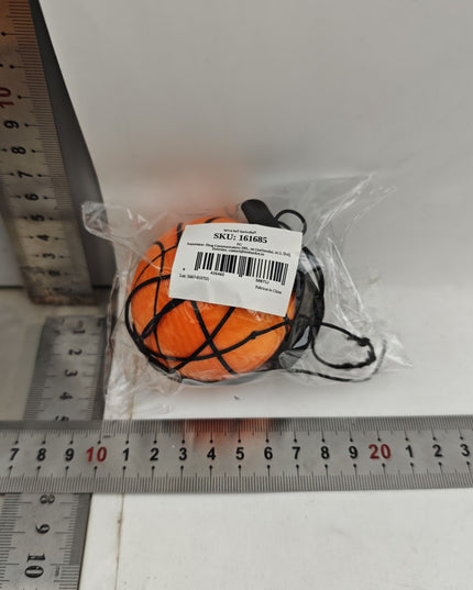 Minge Saltareata Hiperelastica, Model Minge de Basket cu Fixare de Mana, Space Moon Ball foarte Elastica, Antistress pentru Copii, Diametru 66 mm