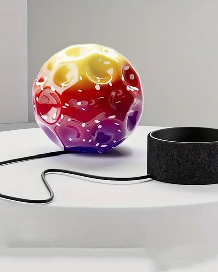 Minge Saltareata Hiperelastica, Space Moon Ball foarte Elastica, Antistress pentru Copii, Diametru 66 mm