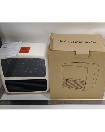 Mini Aeroterma Portabila, Display LCD, Flacara Tip Semineu, 1500W, 2 Trepte, Oprire Automata