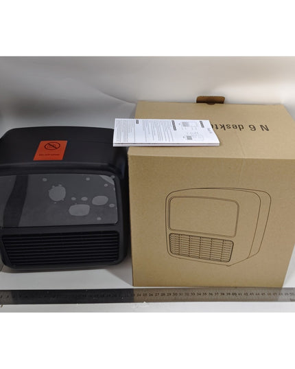 Mini Aeroterma Portabila, Display LCD, Flacara Tip Semineu, 1500W, 2 Trepte, Oprire Automata