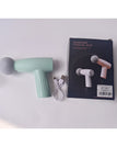 Verde / Mini Aparat de Masaj, Flippy, Tip Pistol, Incarcare USB Tip C, Portabil, Pentru Relaxare Musculara, Autonomie 120 Min, 3 Trepte de Viteza, Verde