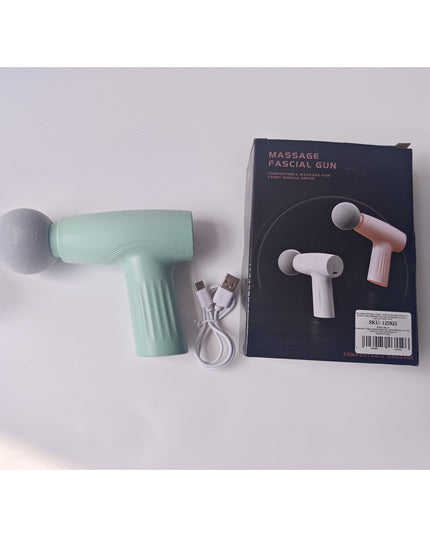 Mini Aparat de Masaj, Tip Pistol, Incarcare USB Tip C, Portabil, Pentru Relaxare Musculara, Autonomie 120 Min, 3 Trepte de Viteza