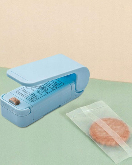 Mini Aparat de Sigilat Pungi cu Baterii, Etansare prin Caldura, Spate Magnetic, Portabil
