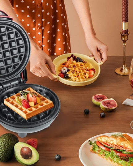 Mini Aparat de Vafe, Multifunctional, Pentru Casa si Calatorii, Compact, Usor de Transportat si Depozitat