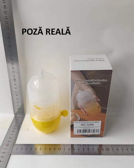 Mini Shaker Manual pentru Oua, pentru Galbenusuri si Albusuri, Mixer Amestecare