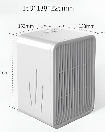 Mini Incalzitor pentru Birou, Incalzire si Racire, 1000-1200W, cu Lumini, cu Maner, Lungime Cablu , 3 Trepte de Temperatura