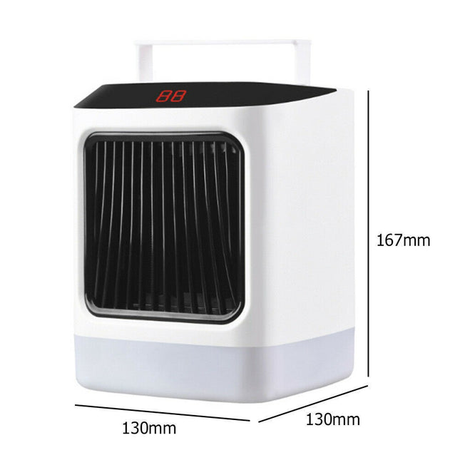 Mini incalzitor portabil afisaj digital, sincronizare inteligenta, lumina de noapte colorata