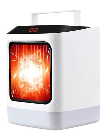 Mini incalzitor portabil afisaj digital, sincronizare inteligenta, lumina de noapte colorata