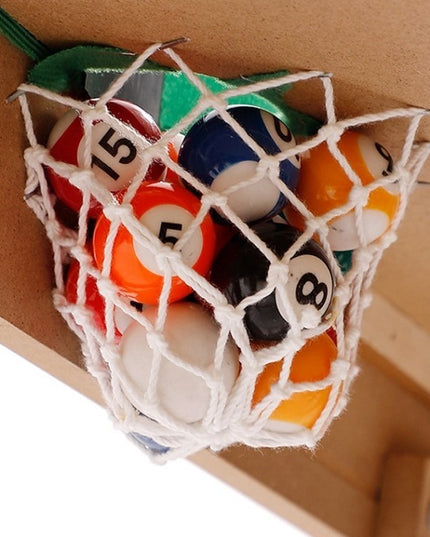 Mini Masa de Biliard pentru Copii, Durabil, Usor de Transportat, 2 Tacuri, 16 Bile, 69x37x60 cm
