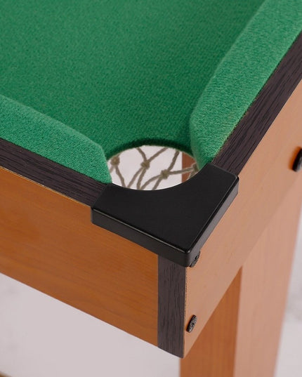 Mini Masa de Biliard pentru Copii, Durabil, Usor de Transportat, 2 Tacuri, 16 Bile, 69x37x60 cm