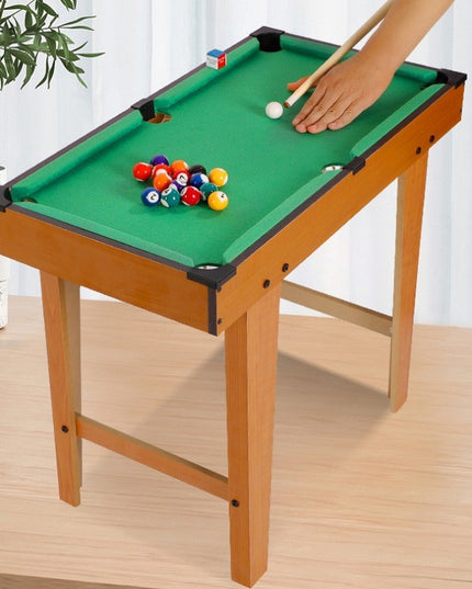 Mini Masa de Biliard pentru Copii, Durabil, Usor de Transportat, 2 Tacuri, 16 Bile, 69x37x60 cm