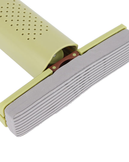 Mini Mop, Pentru Uz Casnic, Sistem Autostoarcere, Portabil, Mop cu Burete, Rotire 180°