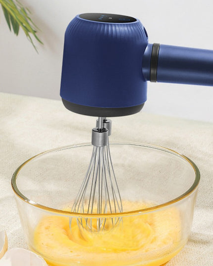 Mixer Electric fara Fir, Mixer pentru Oua Smantana Frisca, Maner Plastic, Usor de Utilizat si Depozitat