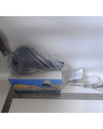 Mixer Electric fara Fir, Mixer pentru Oua Smantana Frisca, Maner Plastic, Usor de Utilizat si Depozitat