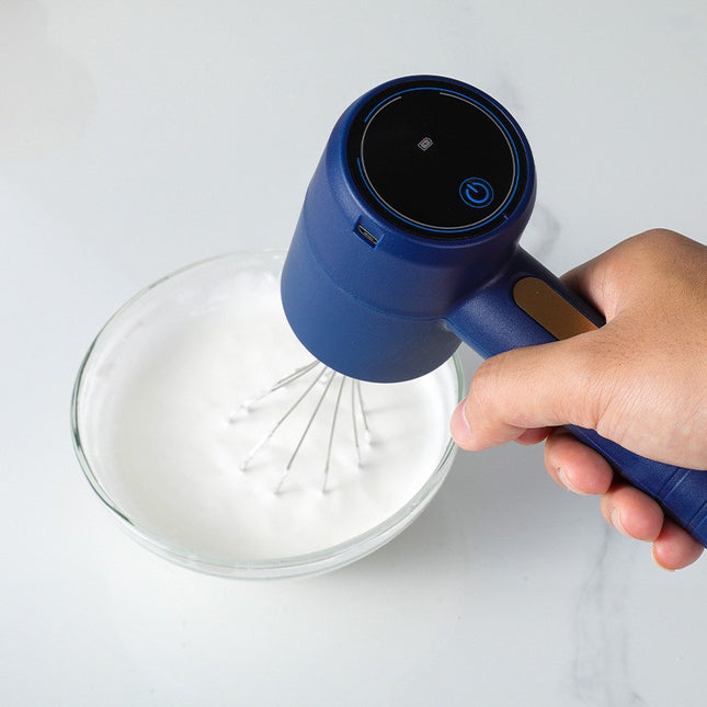 Mixer Electric fara Fir, pentru Uz Casnic, pentru Oua Smantana Frisca, Maner Plastic, Usor de Utilizat si Depozitat, 3 Accesorii