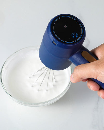 Mixer Electric fara Fir, pentru Uz Casnic, pentru Oua Smantana Frisca, Maner Plastic, Usor de Utilizat si Depozitat, 3 Accesorii