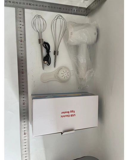 Mixer Electric fara Fir, pentru Uz Casnic, pentru Oua Smantana Frisca, Maner Plastic, Usor de Utilizat si Depozitat, 3 Accesorii