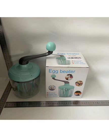 Mixer Manual, pentru Oua Smantana Frisca Aluat, Maner Plastic, Usor de Utilizat si Depozitat, Bol