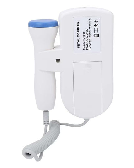 Monitor Fetal Doppler, Monitorizare Sarcina, Ritm Cardiac, Ecran LCD 4.5 cm, 2 x Baterii AA (neincluse), Portabil, din ABS, 12.8 x 9.6 x 3 cm, Utilizare de la 9 Saptamani