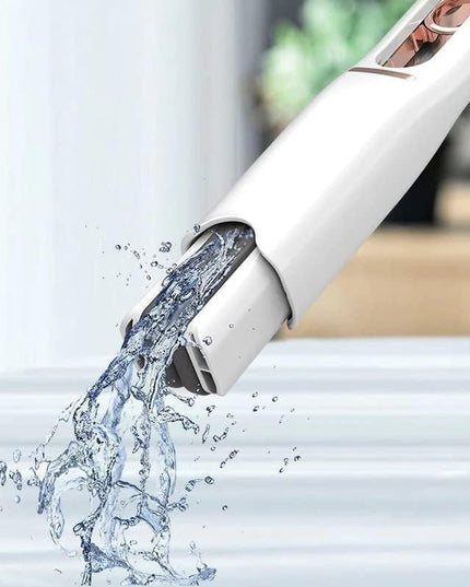 Mop de Mana Mini-Portabil, cu Sistem de Stoarcere, Dispozitiv de Curatat Manual, cu Burete Absorbant, din PVA,3 Rezerve