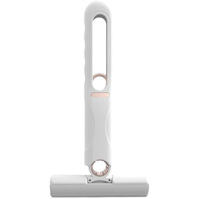 Mop de mana mini-portabil, cu sistem de stoarcere, dispozitiv de curatat manual, cu burete absorbant, material PVA, multisuprafete si geamuri