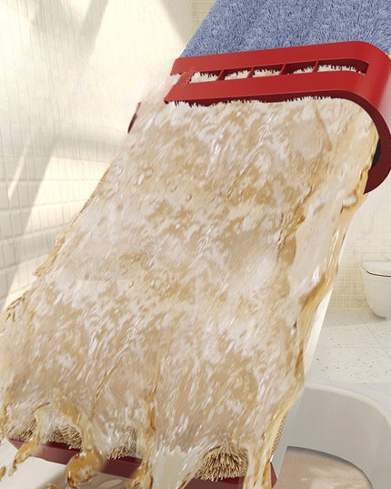 Mop Plat cu Laveta din Microfibra, Pentru Uz Casnic, cu 2 Lavete Incluse, Sistem de Stoarcere, Tija Telescopica , Rotire 360°