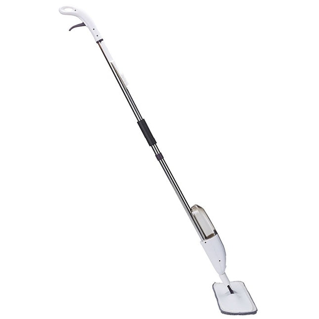 Mop plat, cu pulverizator, pentru uz casnic, plastic, rezerva de mop din microfibra