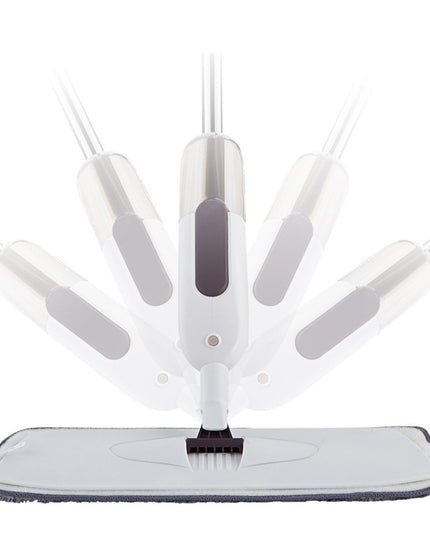 Mop plat, cu pulverizator, pentru uz casnic, plastic, rezerva de mop din microfibra