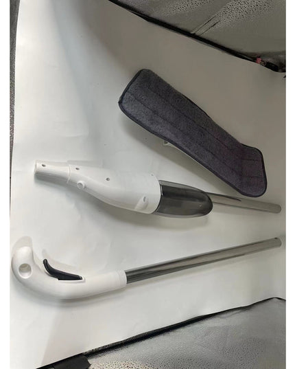 Mop plat, cu pulverizator, pentru uz casnic, plastic, rezerva de mop din microfibra